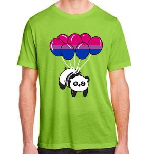 Panda Balloon Bisexual Pride Gift Adult ChromaSoft Performance T-Shirt