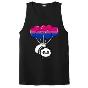 Panda Balloon Bisexual Pride Gift PosiCharge Competitor Tank