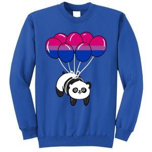 Panda Balloon Bisexual Pride Gift Sweatshirt