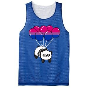 Panda Balloon Bisexual Pride Gift Mesh Reversible Basketball Jersey Tank