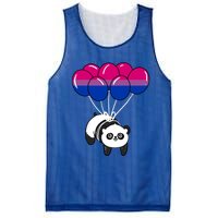 Panda Balloon Bisexual Pride Gift Mesh Reversible Basketball Jersey Tank