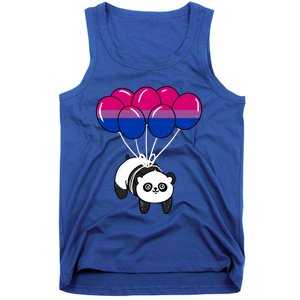 Panda Balloon Bisexual Pride Gift Tank Top