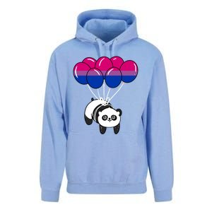 Panda Balloon Bisexual Pride Gift Unisex Surf Hoodie