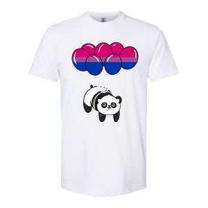 Panda Balloon Bisexual Pride Gift Softstyle CVC T-Shirt