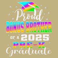 Proud Bonus Brother of Pre K School Graduate 2025 Cooling Performance Crew T-Shirt