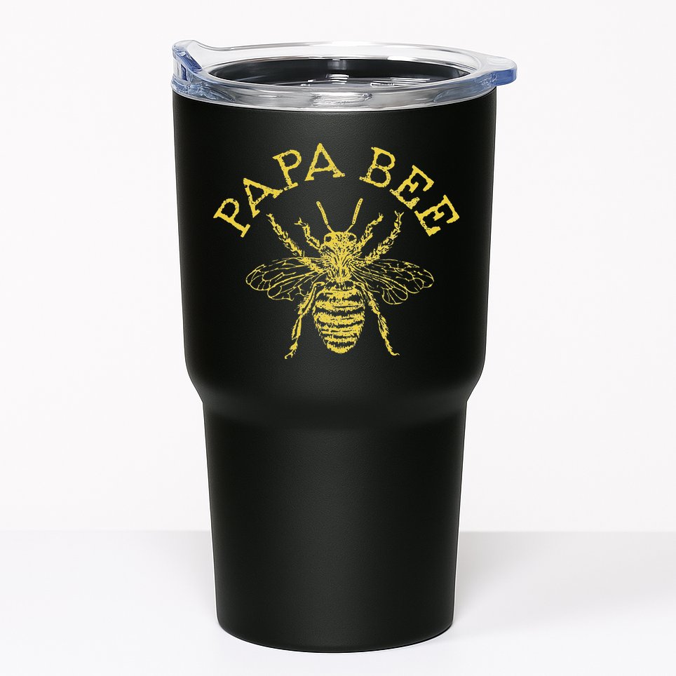 Papa Bee Beekeeper Funny Fathers Day Bee Lover Gift Tumbler