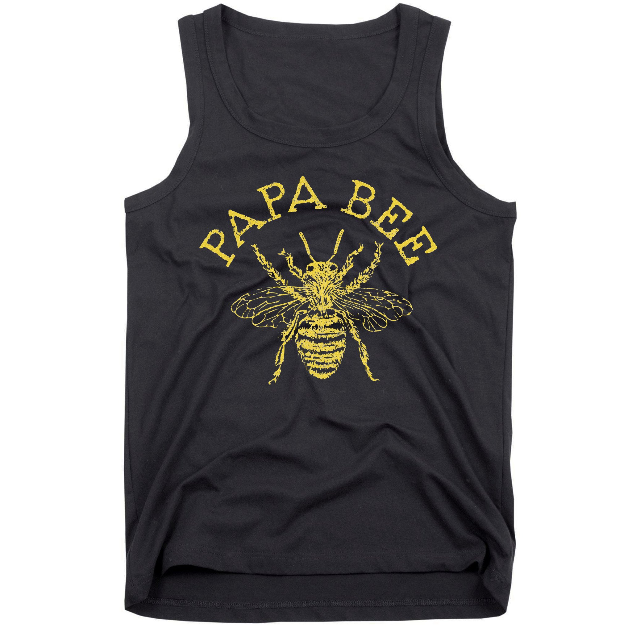 Papa Bee Beekeeper Funny Fathers Day Bee Lover Gift Tank Top