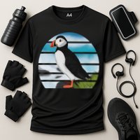 Puffin Bird Birder Ornithologist Biologist Birdwatcher Performance Shirt