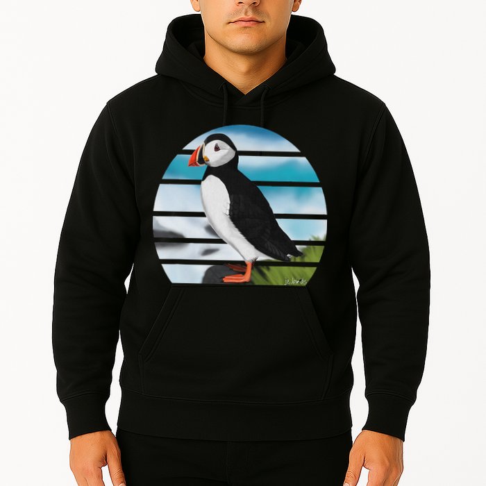 Puffin Bird Birder Ornithologist Biologist Birdwatcher Hoodie