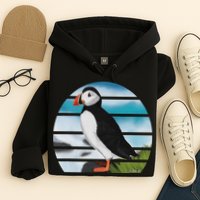 Puffin Bird Birder Ornithologist Biologist Birdwatcher Hoodie