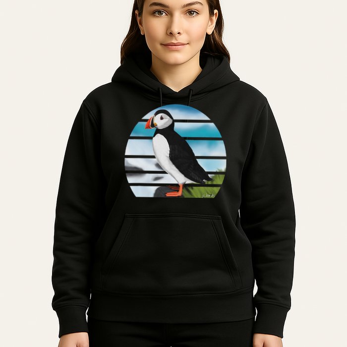 Puffin Bird Birder Ornithologist Biologist Birdwatcher Hoodie