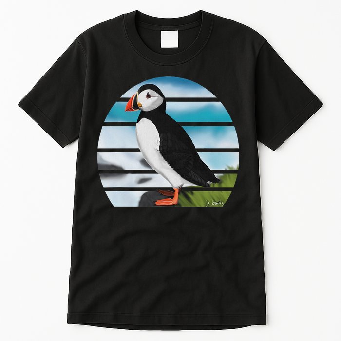 Puffin Bird Birder Ornithologist Biologist Birdwatcher Tall T-Shirt