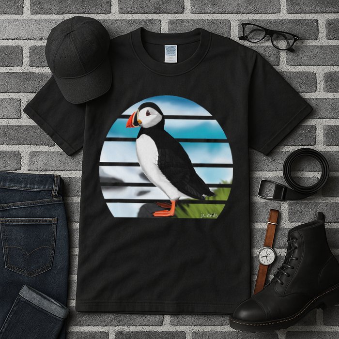 Puffin Bird Birder Ornithologist Biologist Birdwatcher Tall T-Shirt