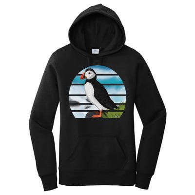 Puffin Bird Birder Ornithologist Biologist Birdwatcher Women's Pullover Hoodie