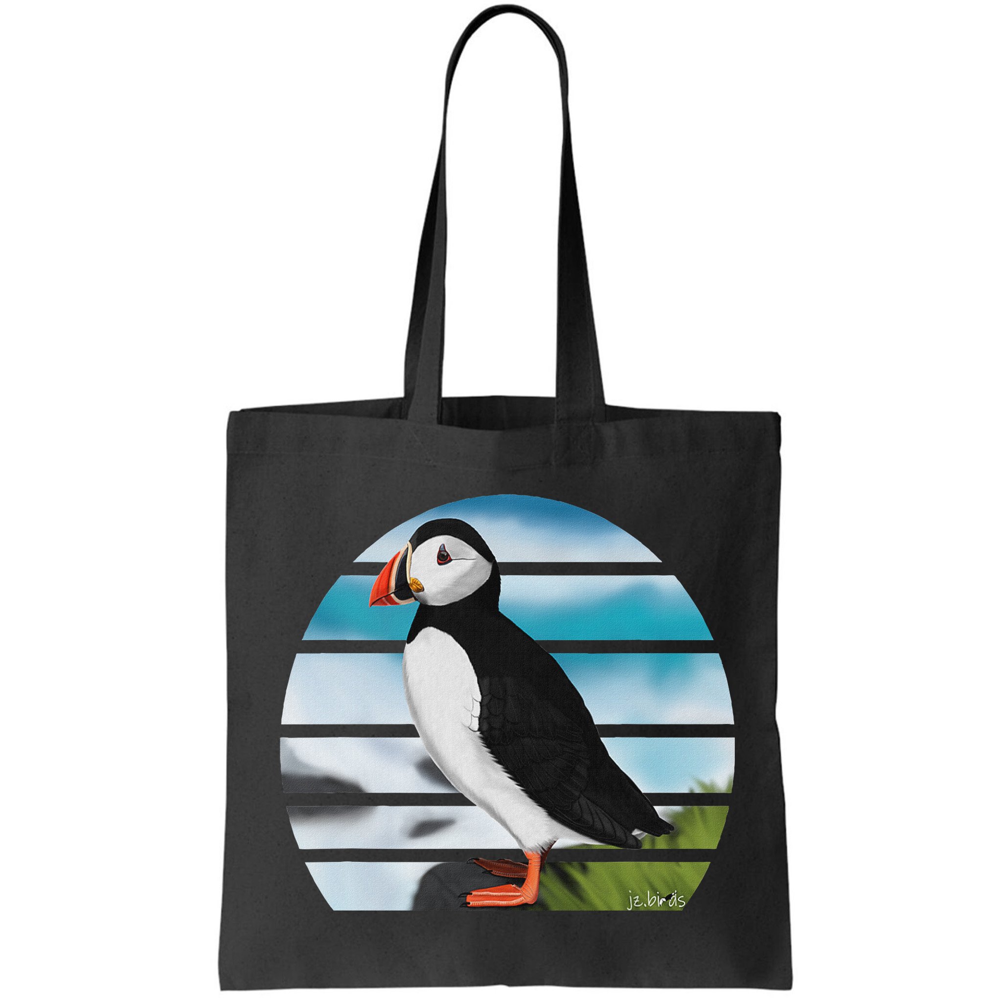Puffin Bird Birder Ornithologist Biologist Birdwatcher Bag