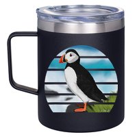 Puffin Bird Birder Ornithologist Biologist Birdwatcher 12oz Stainless Steel Coffee Mug