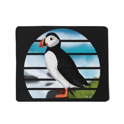 Puffin Bird Birder Ornithologist Biologist Birdwatcher Mousepad