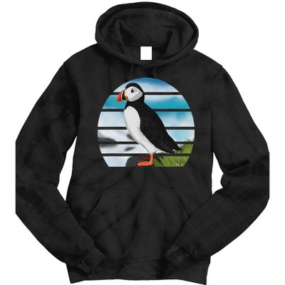 Puffin Bird Birder Ornithologist Biologist Birdwatcher Tie Dye Hoodie