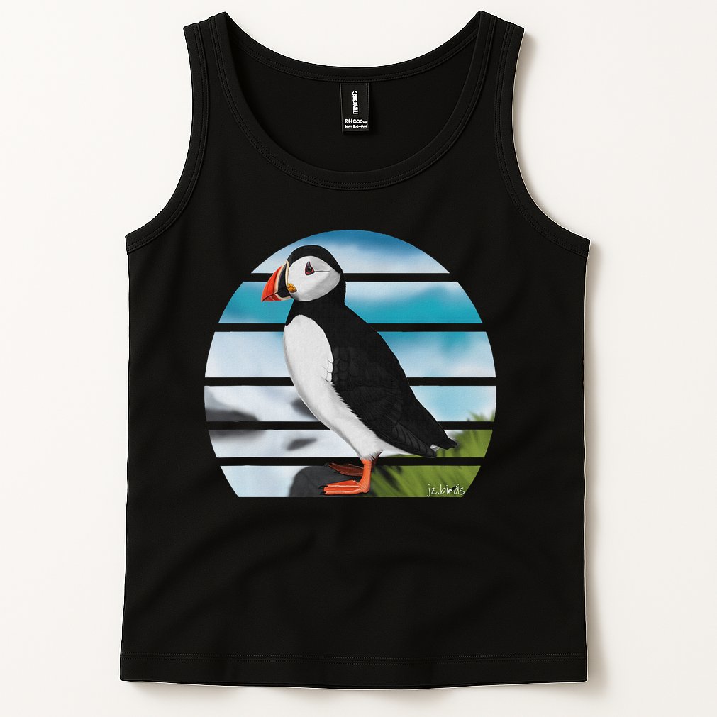 Puffin Bird Birder Ornithologist Biologist Birdwatcher Tank Top