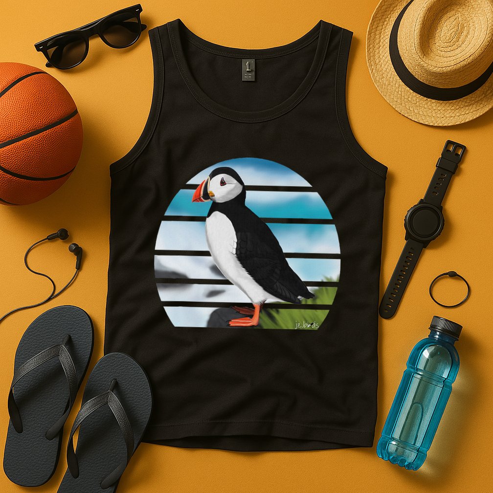 Puffin Bird Birder Ornithologist Biologist Birdwatcher Tank Top
