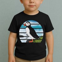 Puffin Bird Birder Ornithologist Biologist Birdwatcher Toddler T-Shirt
