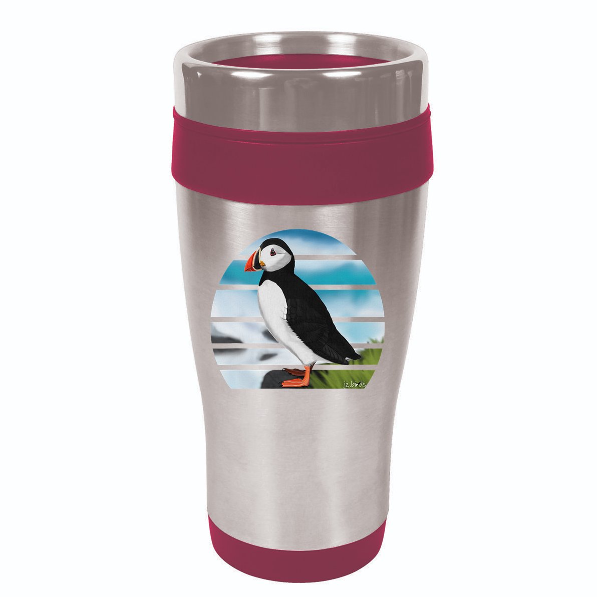 Puffin Bird Birder Ornithologist Biologist Birdwatcher 16oz Travel Tumbler