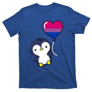 Penguin Balloon Bisexual Pride Gift T-Shirt