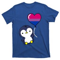 Penguin Balloon Bisexual Pride Gift T-Shirt