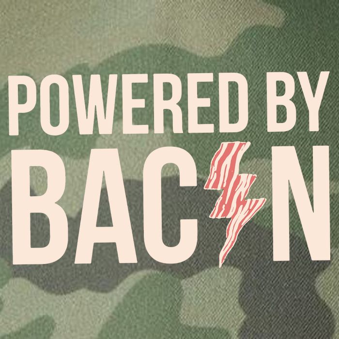 Powered By Bacon Legacy Tie Dye Trucker Hat