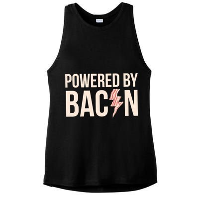 Powered By Bacon Ladies PosiCharge Tri-Blend Wicking Tank