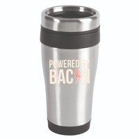 Powered By Bacon 16oz Travel Tumbler