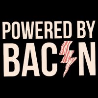 Powered By Bacon Cropped Pullover Crew