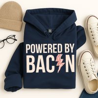 Powered By Bacon Hoodie