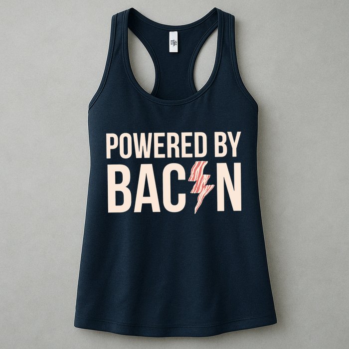 Powered By Bacon Womens Tank Top