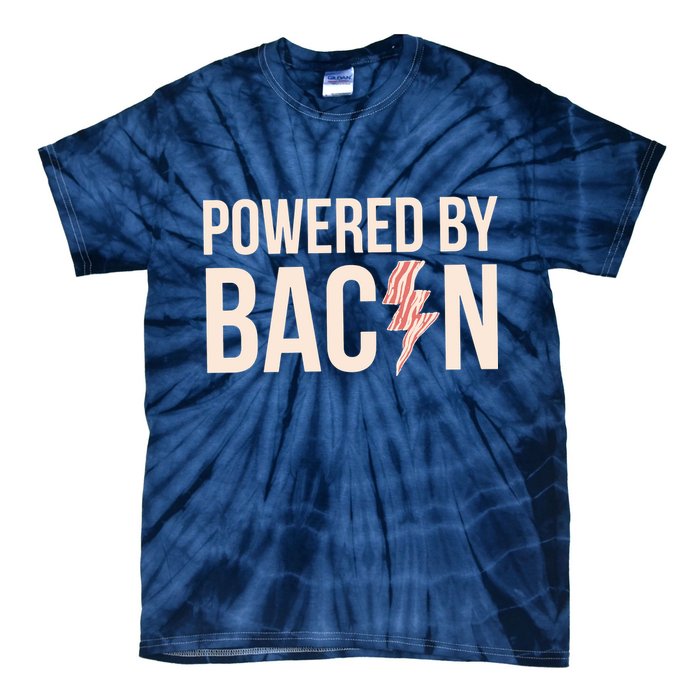 Powered By Bacon Tie-Dye T-Shirt