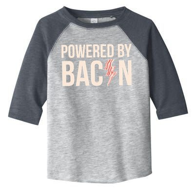 Powered By Bacon Toddler Fine Jersey T-Shirt