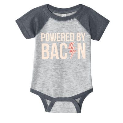 Powered By Bacon Infant Baby Jersey Bodysuit