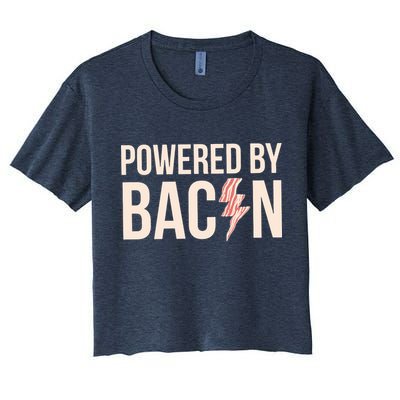 Powered By Bacon Crop Top