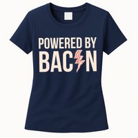 Powered By Bacon Womens T-Shirt
