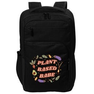 Plant Based Babe Vegan Life Impact Tech Backpack