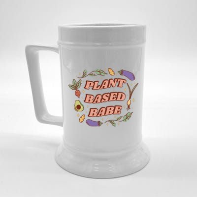 Plant Based Babe Vegan Life Beer Stein