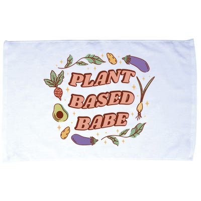 Plant Based Babe Vegan Life Microfiber Hand Towel