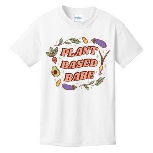 Plant Based Babe Vegan Life Kids T-Shirt