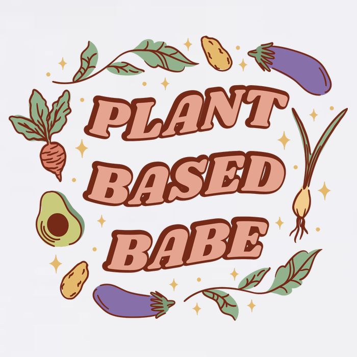 Plant Based Babe Vegan Life Full Zip Hoodie