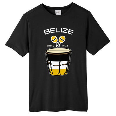 Proud Belizean Belize Since 1802 Garifuna Cultural Music Tall Fusion ChromaSoft Performance T-Shirt