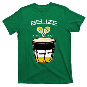 Proud Belizean Belize Since 1802 Garifuna Cultural Music T-Shirt