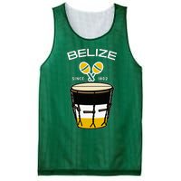 Proud Belizean Belize Since 1802 Garifuna Cultural Music Mesh Reversible Basketball Jersey Tank