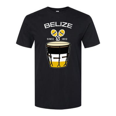 Proud Belizean Belize Since 1802 Garifuna Cultural Music Softstyle CVC T-Shirt