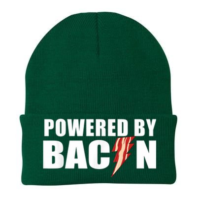 Powered By Bacon Knit Cap Winter Beanie