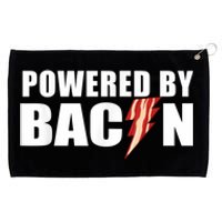 Powered By Bacon Grommeted Golf Towel